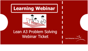 Lean A3 Problem Solving Webinar Ticket