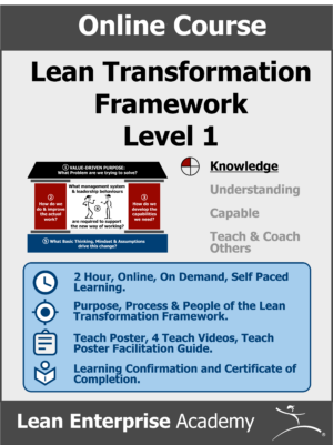 Lean Transformation Framework Skill Level 1: Knowledge