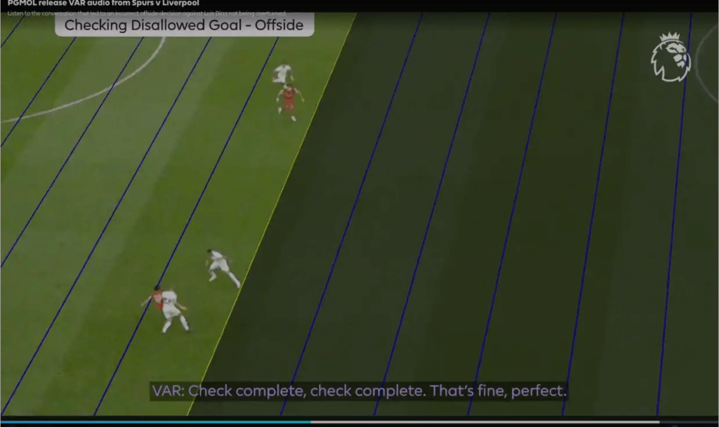 Tottenham vs Liverpool: Listen to VAR audio from disallowed Luis