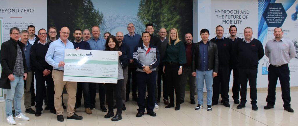 UK Toyota Visit 2023 Deeside Charity Donation